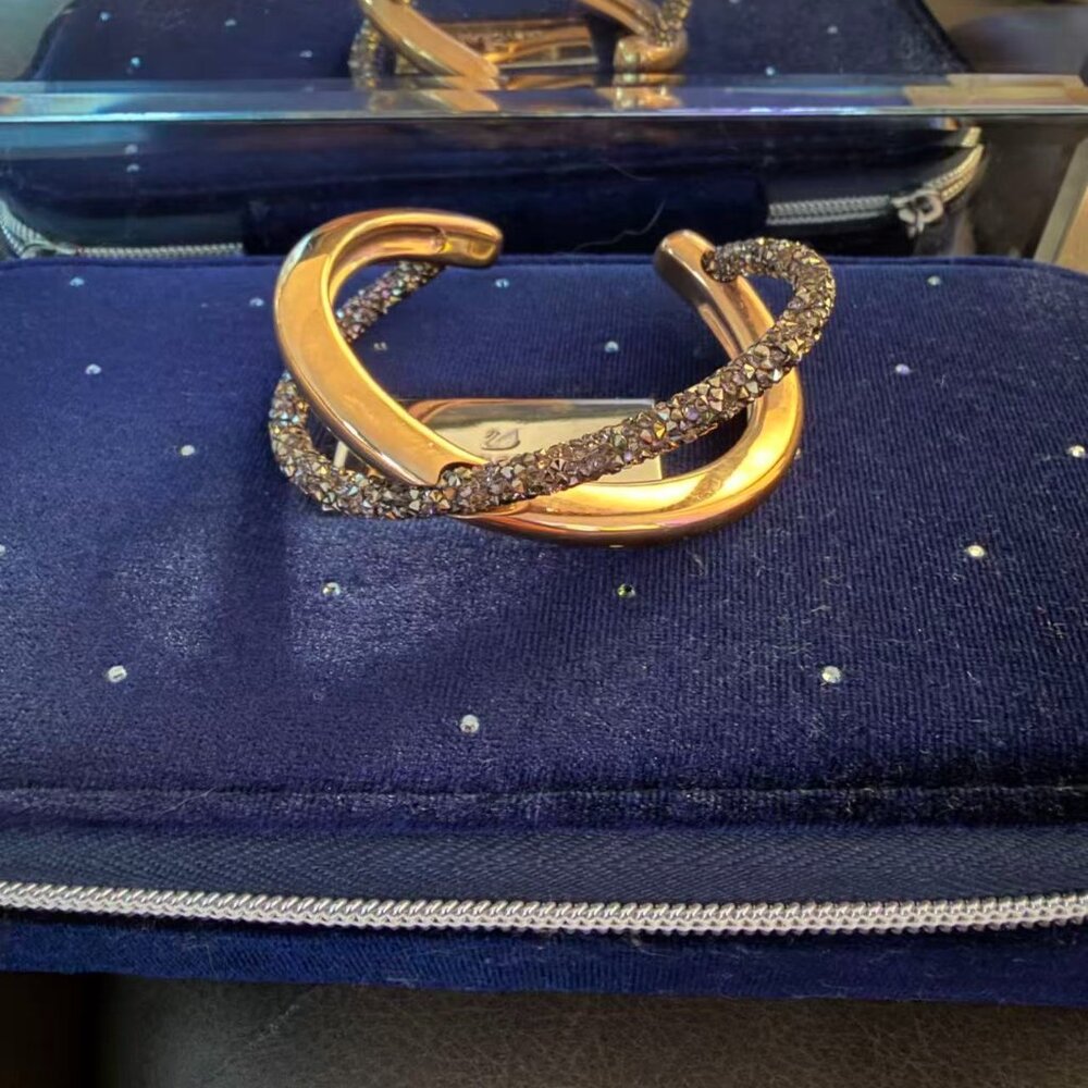 Woman Jewellery Swarovski Crystaldust Bangle Small